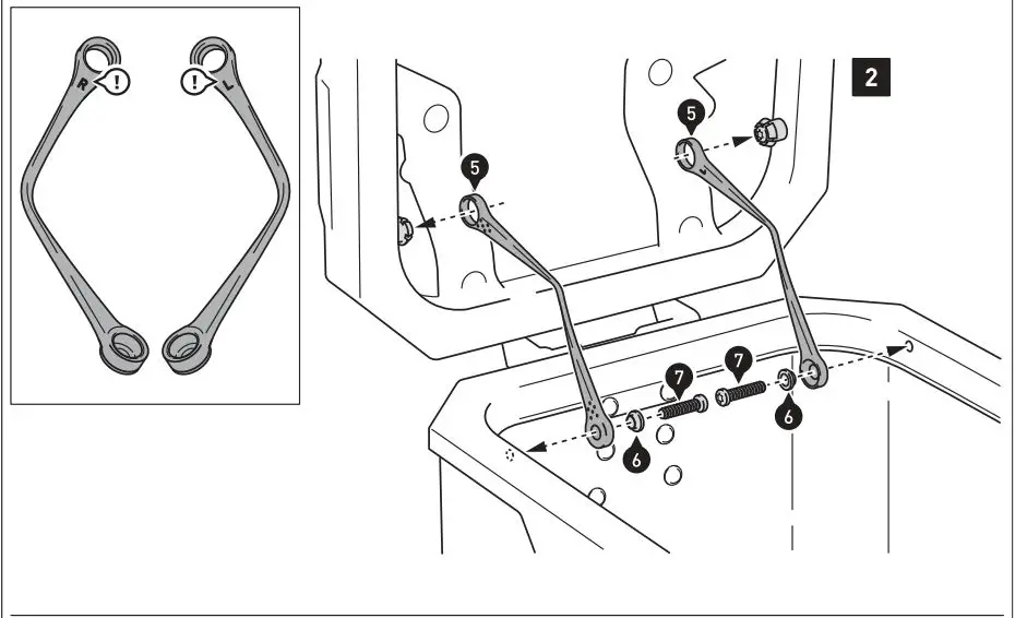 SW-MOTECH GPT.01.950.70000 Trax ADV Top Case System Instruction Manual - Lid Limiter