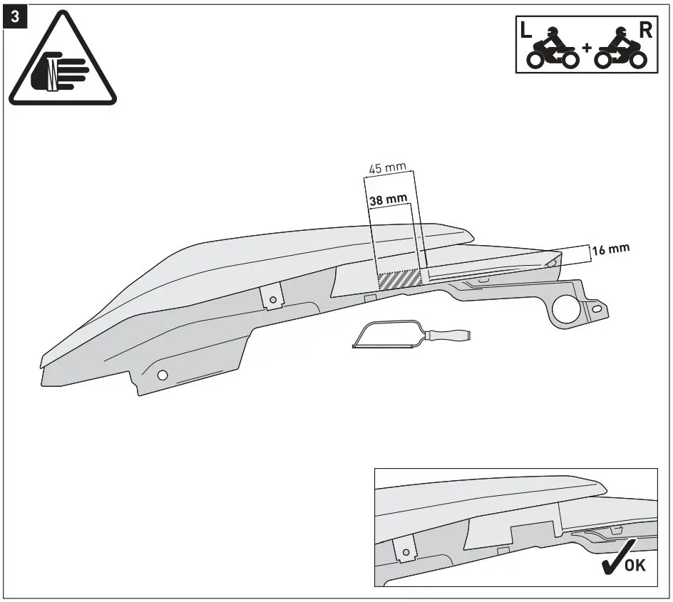 SW-MOTECH GPT.01.950.70000 Trax ADV Top Case System Instruction Manual - Mounting