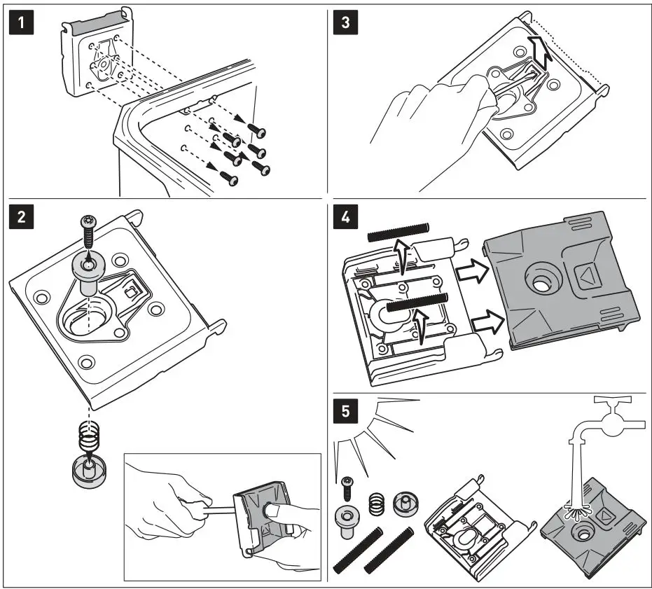 SW-MOTECH GPT.01.950.70000 Trax ADV Top Case System Instruction Manual - Quick Release Fastener