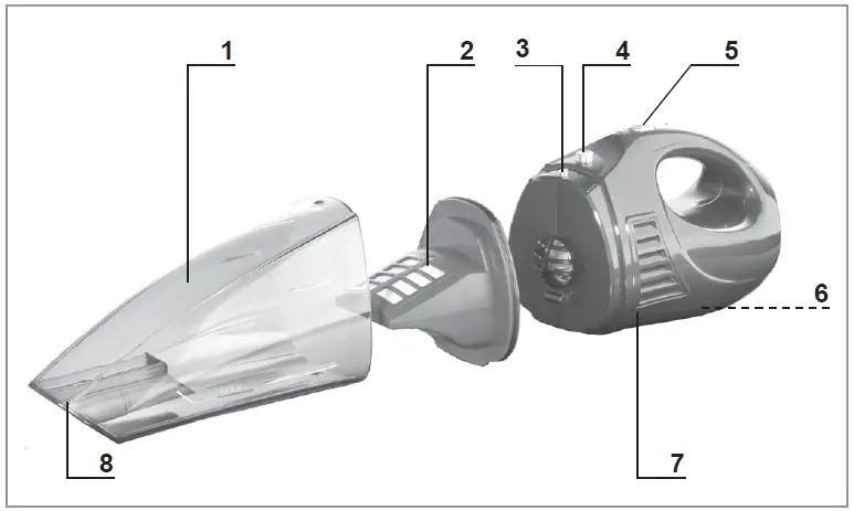 CLEANmaxx-08862-Cordless-Bagless-Battery-2in1-Wet-Dry-Vacuum-Cleaner-fig-1
