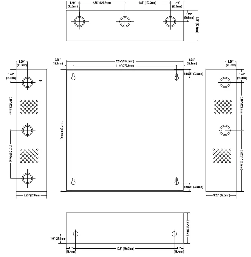 Altronix AL4003V Triple Output Access Control Power Supply and Charger 2
