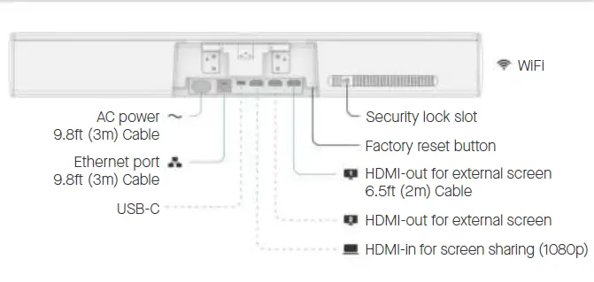 81550 Bar Collaboration Bar designed for Microsoft Teams with Neat Pad 12