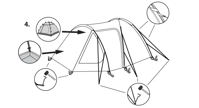 Outwell CLOUD 5 Plus Tent fig (1)