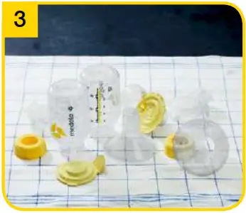 medela Swing Personalised Single Electric Breast Pump - Cleaning 10