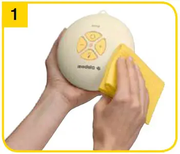 medela Swing Personalised Single Electric Breast Pump - Cleaning 11