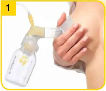 medela Swing Personalised Single Electric Breast Pump - Expression 1