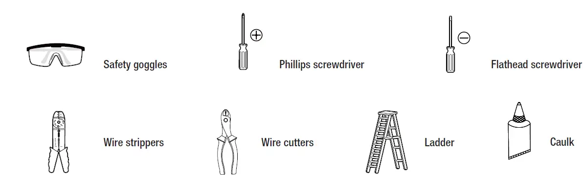 GLUCKSTEINELEMENTS 39655-HBCLED Landon 1-Light LED Outdoor Wall Sconce-1