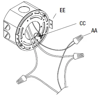 GLUCKSTEINELEMENTS 39655-HBCLED Landon 1-Light LED Outdoor Wall Sconce-5