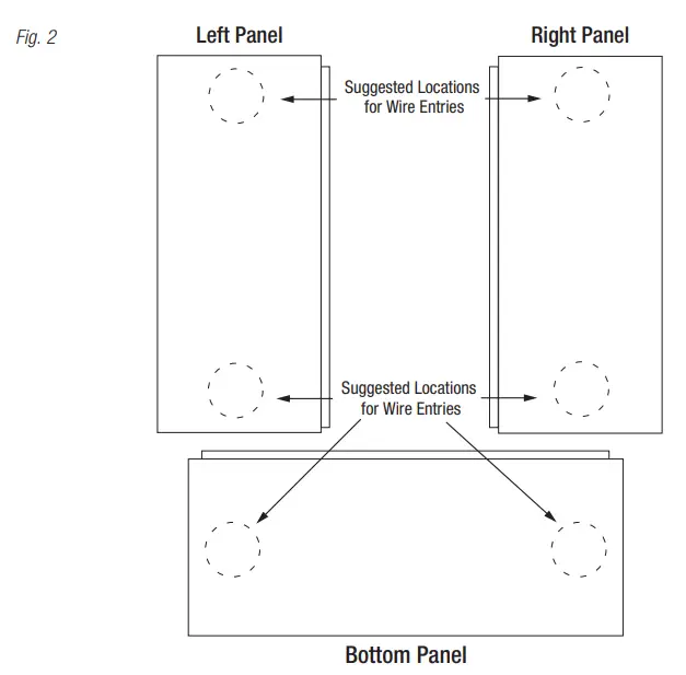 Altronix WP1 Weatherproof Enclosure Installation - Installation 2