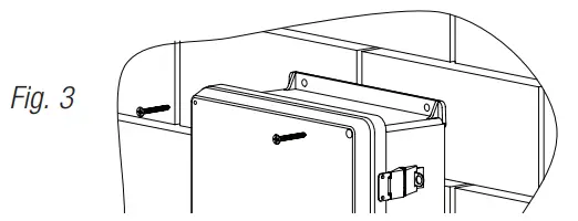 Altronix WP1 Weatherproof Enclosure Installation - Installation 3