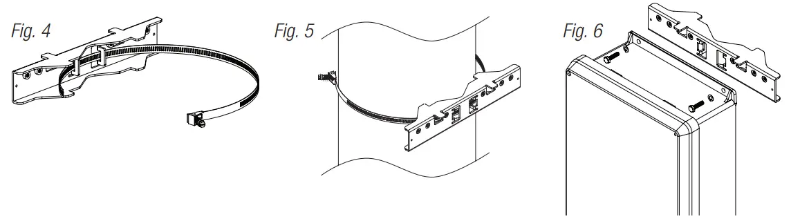 Altronix WP1 Weatherproof Enclosure Installation - Pole Mounting