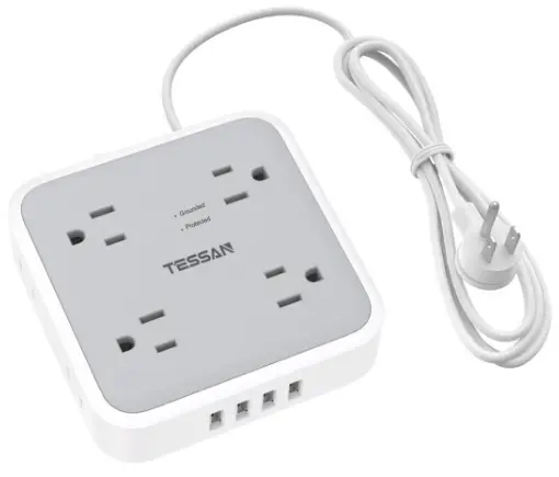 TESSAN TS-106S WiFi Power Strip with USB