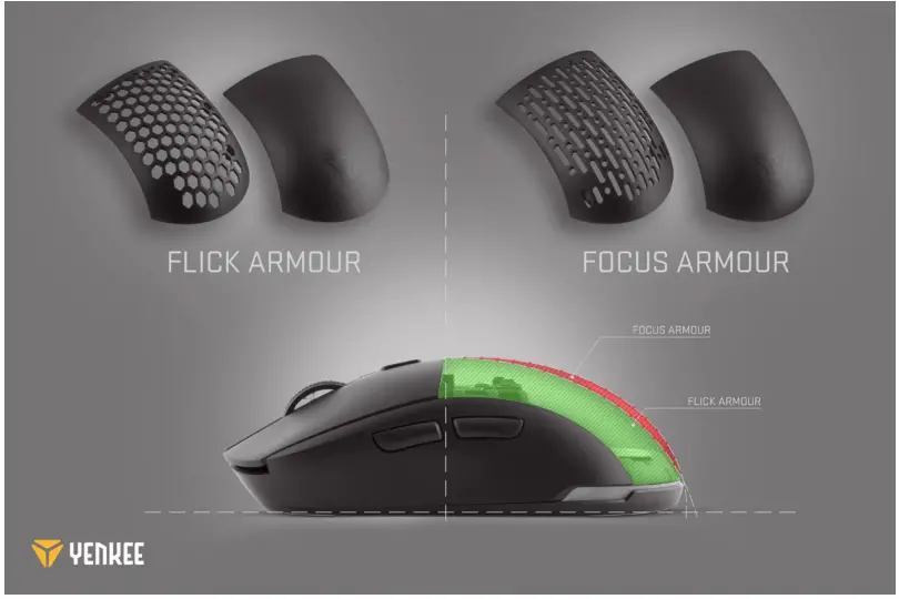 YENKEE YMS 3001 Ultralight Wireless Gaming Mouse - fig2