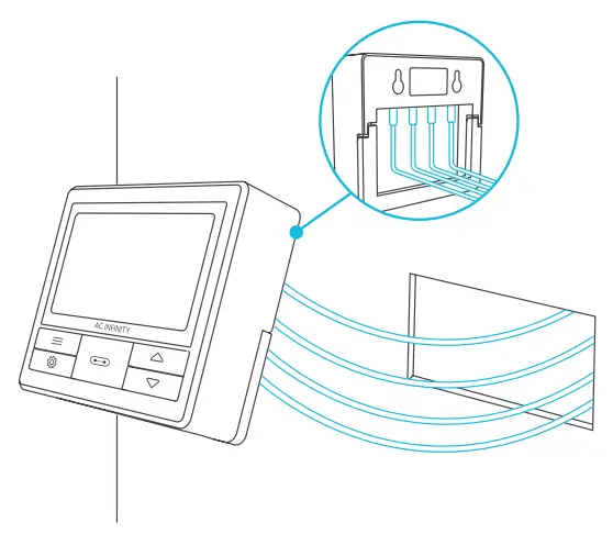 AC INFINITY CLOUDLINE PRO Inline Fan with Controller - CONTROLLER MOUNTING 1