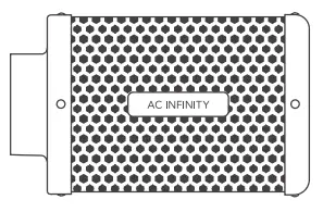 AC INFINITY CLOUDLINE PRO Inline Fan with Controller - Carbon Filters