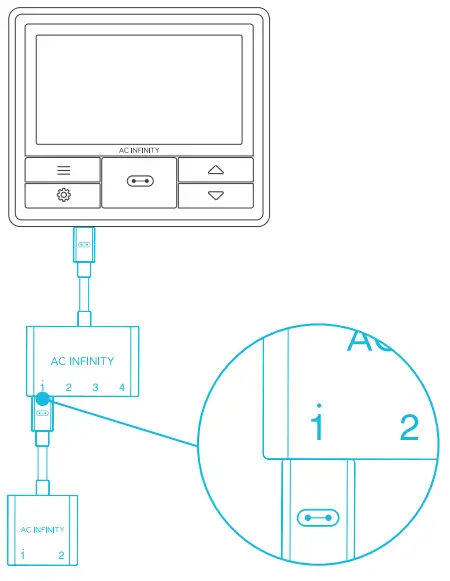 AC INFINITY CLOUDLINE PRO Inline Fan with Controller - EXTENDING
