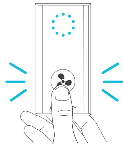 AC INFINITY CLOUDLINE PRO Inline Fan with Controller - POWERING ON