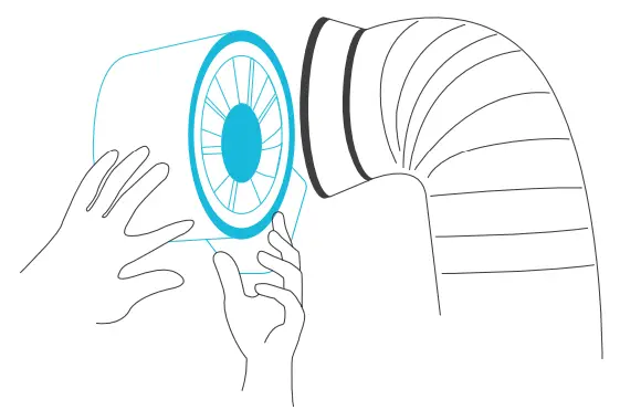 AC INFINITY CLOUDLINE PRO Inline Fan with Controller - STEP 1