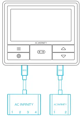AC INFINITY CLOUDLINE PRO Inline Fan with Controller - USING THE DONGLE