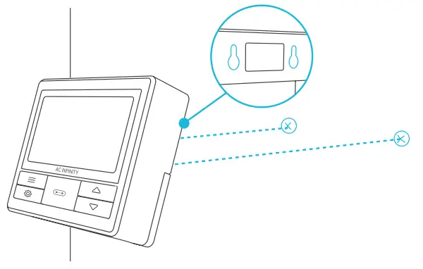AC INFINITY CLOUDLINE PRO Inline Fan with Controller - WALL MOUNTING