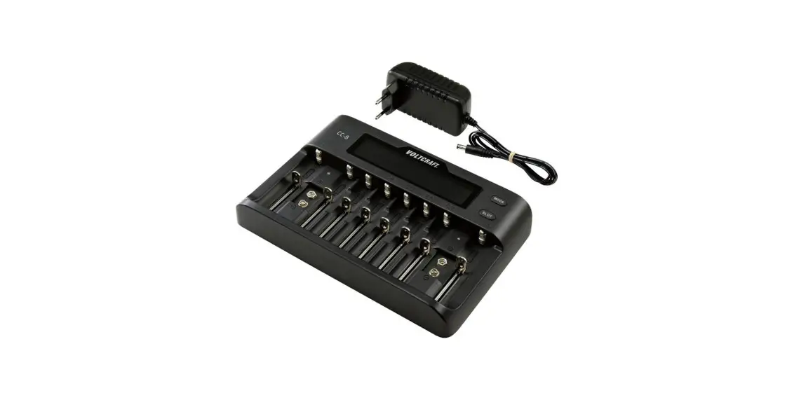 Voltcraft Cc-8 Round Cell Charger Instruction Manual