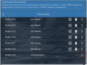 eConnector job buttons