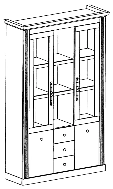 OTTO 4419310883 Westminster 27 Home Affairs Showcase