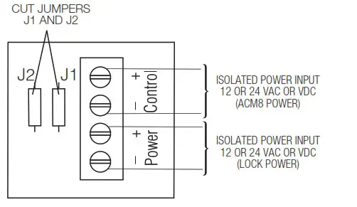 Altronix Maximal DV Series Dual Power Supply Access Power Controllers - FACP Optional Power Supply Hook Up Diagrams 1