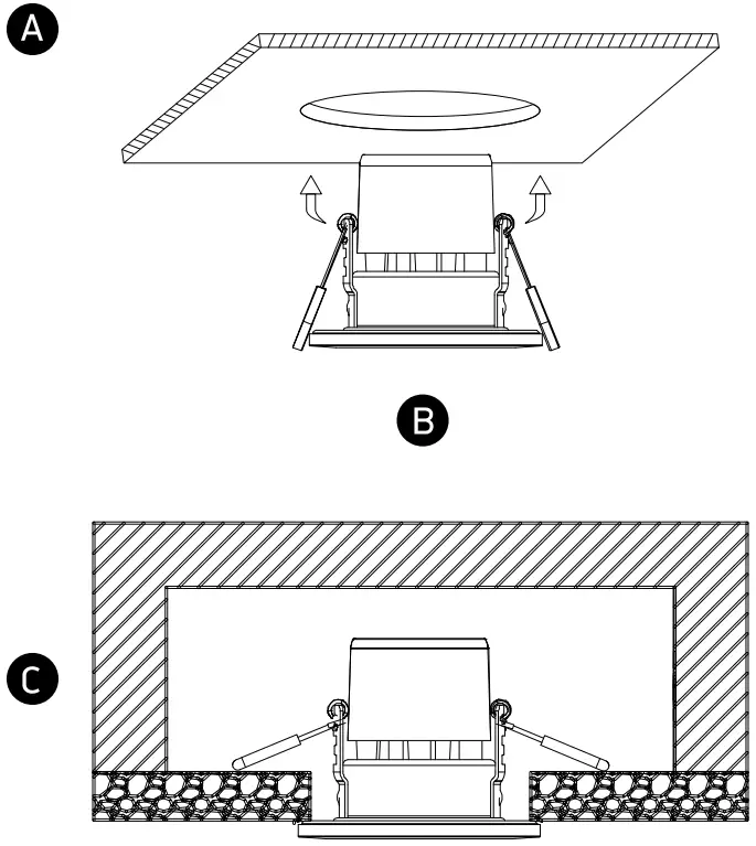 one-LIGHT-10107DF-7W-COB-LED-Fire-Rated-Recessed-Spot-fig-1