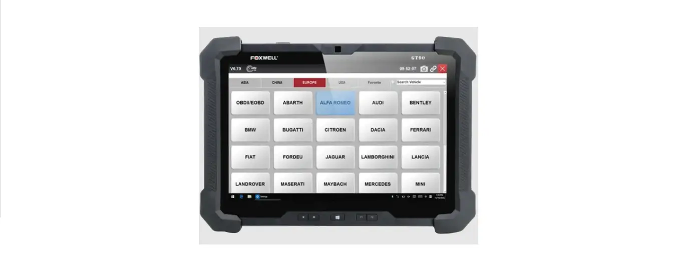 Foxwell 7bt822 Automotive Diagnostic Tool User Guide