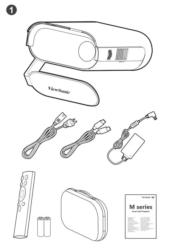 ViewSonic M series Smart LED Projector - figure 1