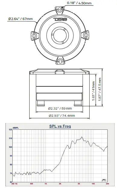 DS18-PRO-TWN1-3-Inch-Super-Bullet-Tweeter-with-1-Inch-Titanium-Voice-Coil-fig-1