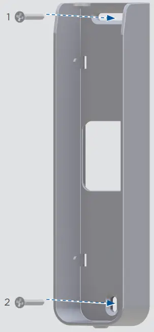 HID Global Signo Biometric Reader 25B - backplate