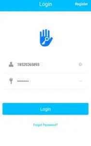 FIG 17 Connect lock to the phone