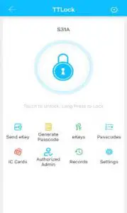 FIG 22 Setting Passcode