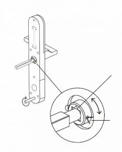 FIG 6 Install Square Shaft