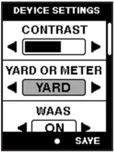 Device Setting Interface