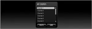 Courses Interface
