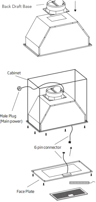 LIVINOX LCH-NITE-90BL Cooker Hood-FIG8