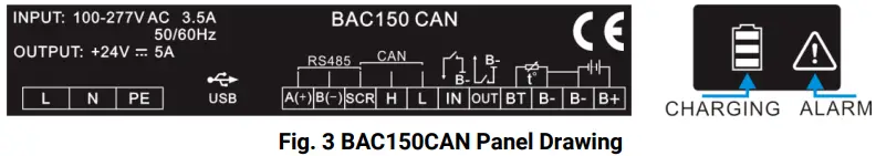 SmartGen BAC150CAN Battery Charger-FIG4