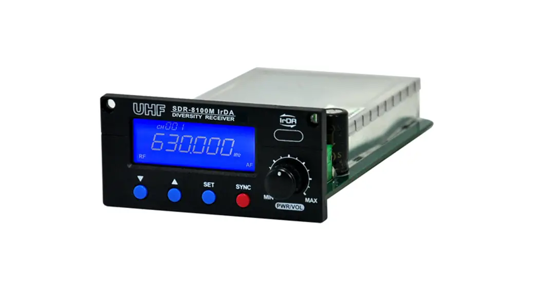 Chiayo Sdr-8200m Irda Uhf 2-way Sync True Diversity -diversity Receiver Module User Manual