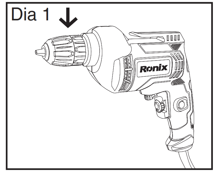 Ronix 2112 Electric Drill 10mm - 4
