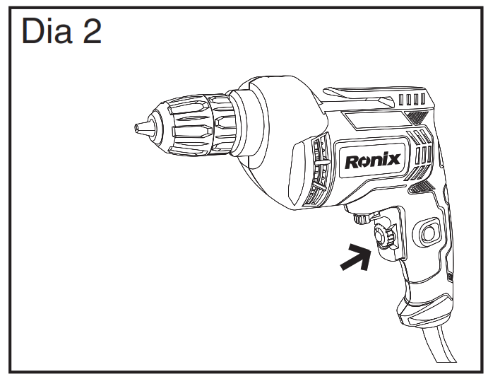 Ronix 2112 Electric Drill 10mm - 5