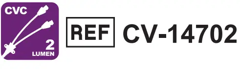 ARROW CV-14702 Two-Lumen CVC fig 1