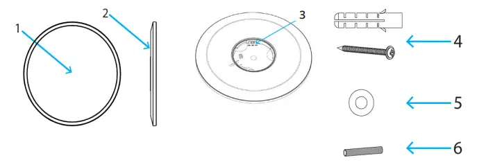 MARTEC Fino LED Ceiling Light - fig 1