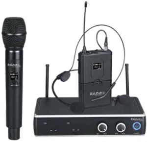 ibiza DR20UHF-HB_HH UHF Microphone System