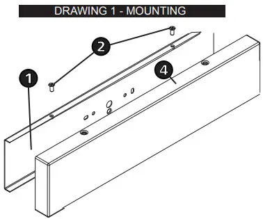 HINKLEY 52112 Brushed Nickel Bath Light Wall Light - MOUNTING