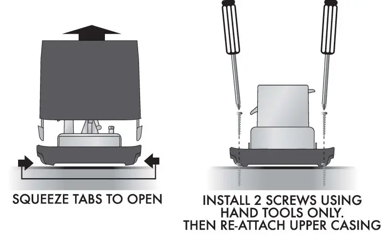 AcuRite 00875W Digital Wireless Rain Gauge Instruction Manual - Surface Mounting of Rain Collector