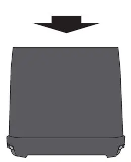 AcuRite 00875W Digital Wireless Rain Gauge Instruction Manual - WITH THE BATIERY BOX SECURELY INSTALLE RE-ATIACHTHE UPPER AND LOWERCASING