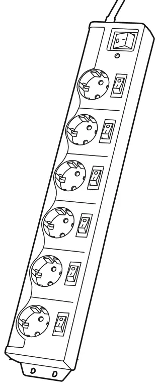 hama 00137239 Power Strip